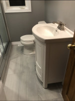 bathroom vanity with sink